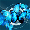 Голубые бабочки