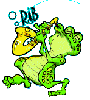  Лягушка <b>зеленая</b> играет на трубе 