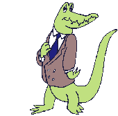 Крокодил в галстуке