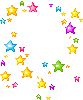 Круговорот разноцветных звезд