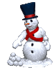 Снеговик и снежнве шарики