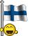 С флагом финляндии