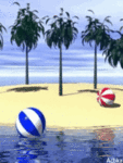 Мячи на пляже