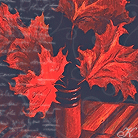 Листья в вазе