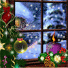 Новогодняя ёлочка (вид из окна)