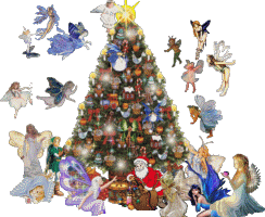  Дед Мороз на елке у эльфов и волшебных <b>существ</b> 