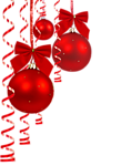  <b>Новогодние</b> шарики красные с бантиками 