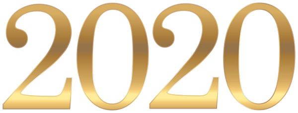 2020  золотые цыфры new year