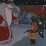Дед мороз объясняет мальчику как быть(новогоднее путешест...