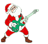 Санта с гитарой