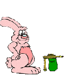 Кролик рисует яички