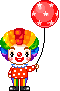  <b>Клоун</b> с шариком 