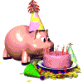 Свинка  на дне рождения