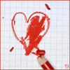 Пока рисовали сердце, сломадся карандаш