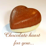 Конфета в виде сердца (chocolate heart for you...)