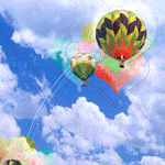 Воздушные шары и сердце