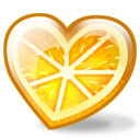Сердце-апельсин