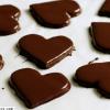 Сердечки из шоколада