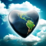 Земля в форме сердца