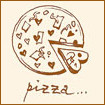 Пицца с кусочком в виде сердца (pizza...)