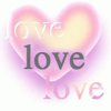 Розовое сердце (love love love)