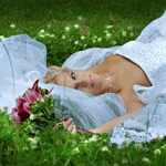 Невеста на траве