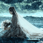 Невеста одна под дождем