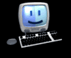 Компьютер улыбается