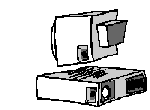 Компьютер рисованный