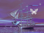 Корабль с бабочкой