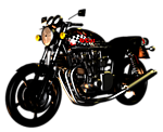 Мотоцикл черный