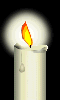 Огонек свечи