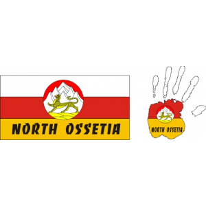 Северная Осетия, флаг, герб