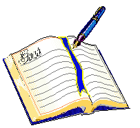 Ручка и книга (дневник)