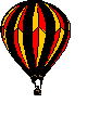 Полосатый воздушный шар