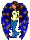  Ангел с крыльями необыкновенной <b>голубизны</b> 