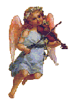  Ангел <b>играет</b> на скрипке 
