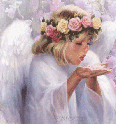 Ангелочек дарит любовь