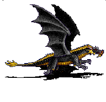 Дракон черно-желтый