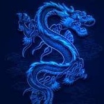 Синий водяной дракон