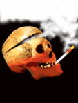 Курящий череп