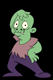 Зомби зеленый
