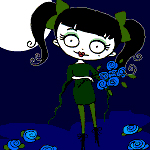 Ведьмочка с розами