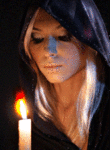 Ведьма - экстрасенс со свечой