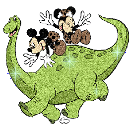  <b>Маусы</b> на зеленом динозавре 