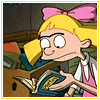 Хельга читает книгу  из мультфильма эй арнольд
