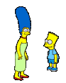 Мать и сын Симпсоны выясняют отношения