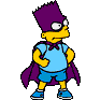 Барт Симпсон в костюме Бэтмэна