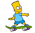 Барт на скейте