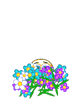 Смайлик с цветами